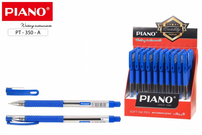 Ручка масл. синяя 0,7мм "Pianо"