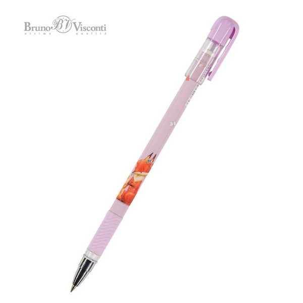 Ручка шар. синяя 0,5мм "MagicWrite. «FOREST DREAM. МАМА-ЛИСИЧКА" /24/
