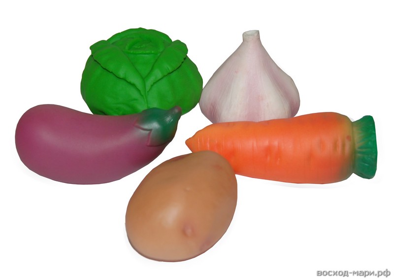 Набор резиновых игрушек "Овощи для рагу"