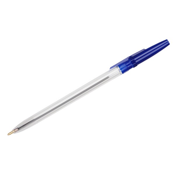 Ручка масл. синяя 0,7мм "Офис" /100/