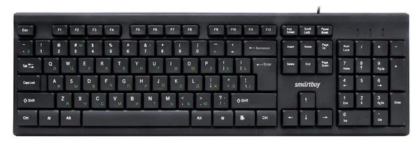 Клавиатура USB Smartbuy ONE 114 черный 