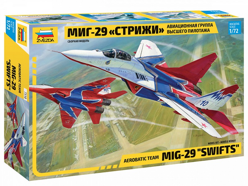 Сборная модель "Стрижи МиГ-29"  L=24,0см