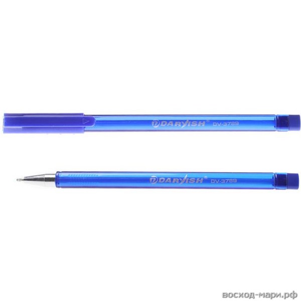 Ручка масл. синяя 0,7мм "Darvish" трехгр. /50/