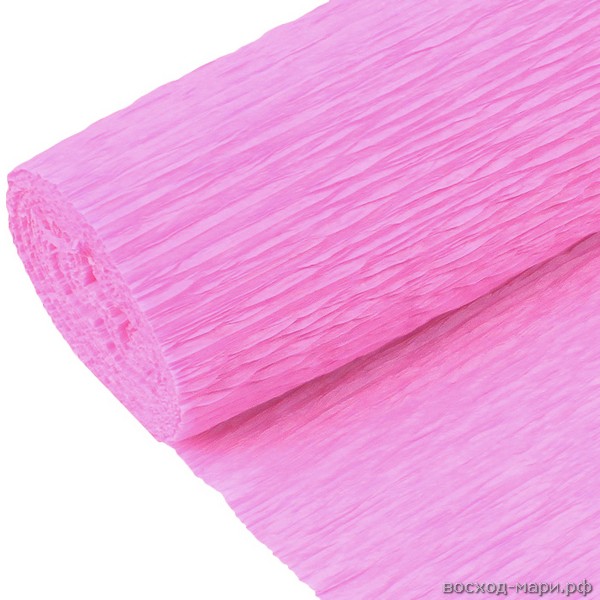 Бумага креп. в рул. 50см*250см розовая