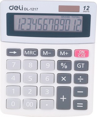 Калькулятор наст. 12 разр. 105х130мм белый