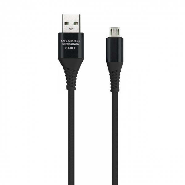 Кабель USB2.0 A to Type C 2,0А 1м Smartbuy Gear черный