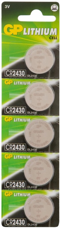 Батарейка CR2430 литиевая GP Lithium /10/