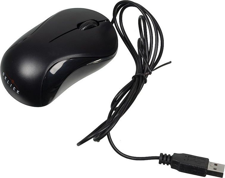 Мышь USB 3кл Oklick 115S черный
